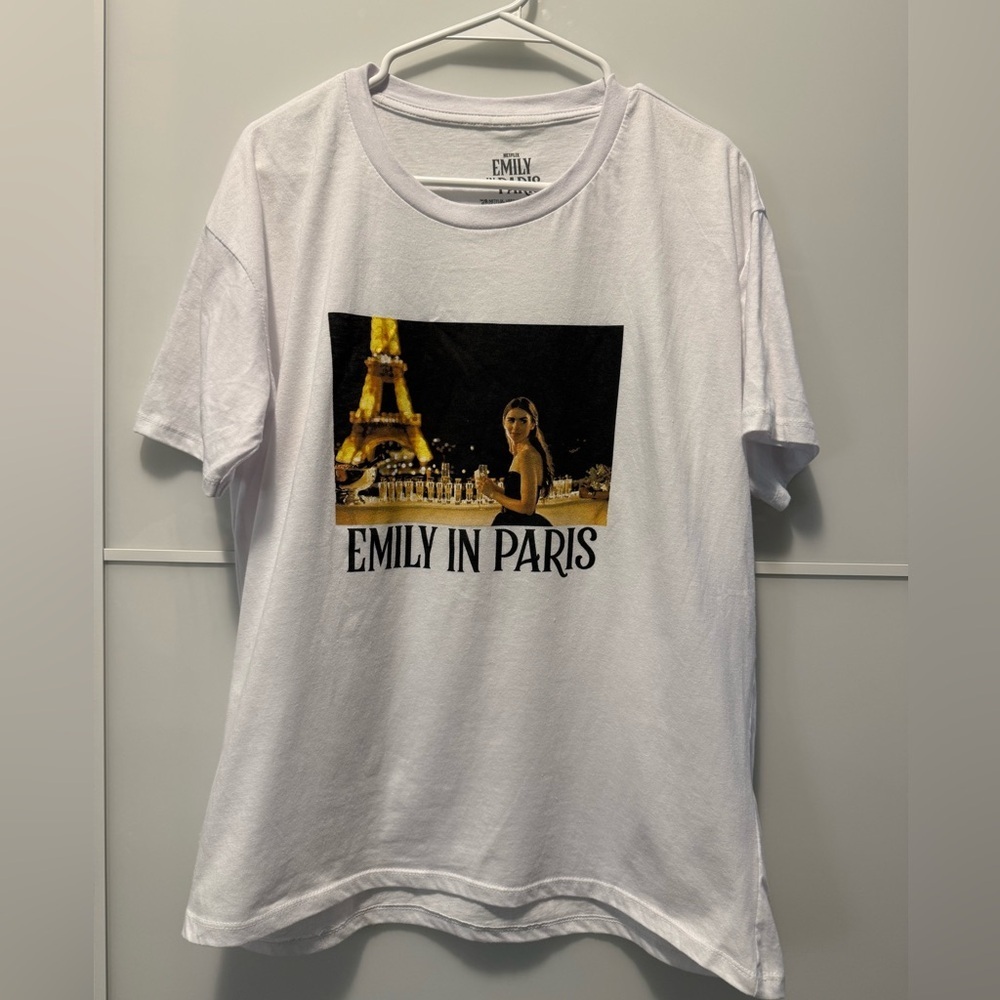 Netflix Emily in Paris White Tee